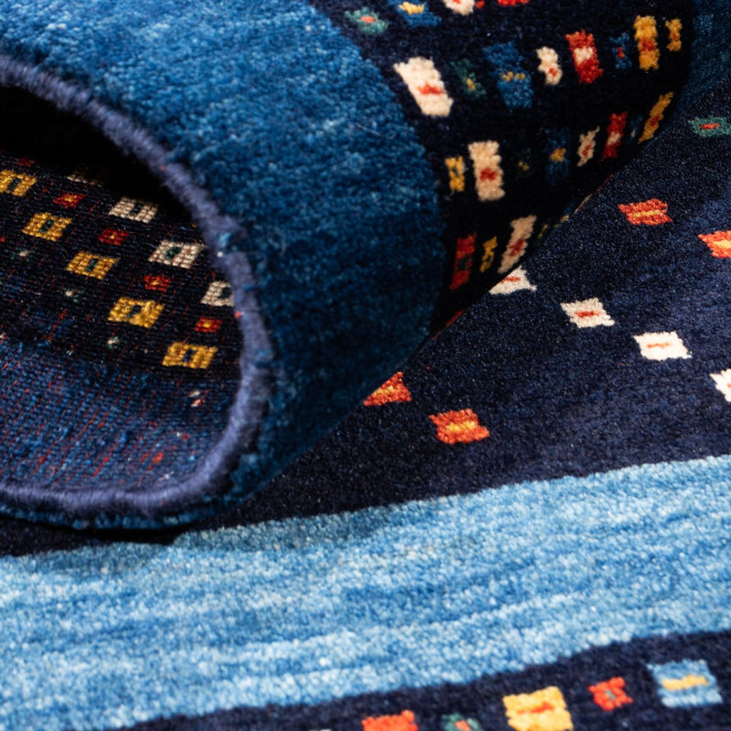 Gabbeh-matta - persisk - 150 x 100 cm - blå