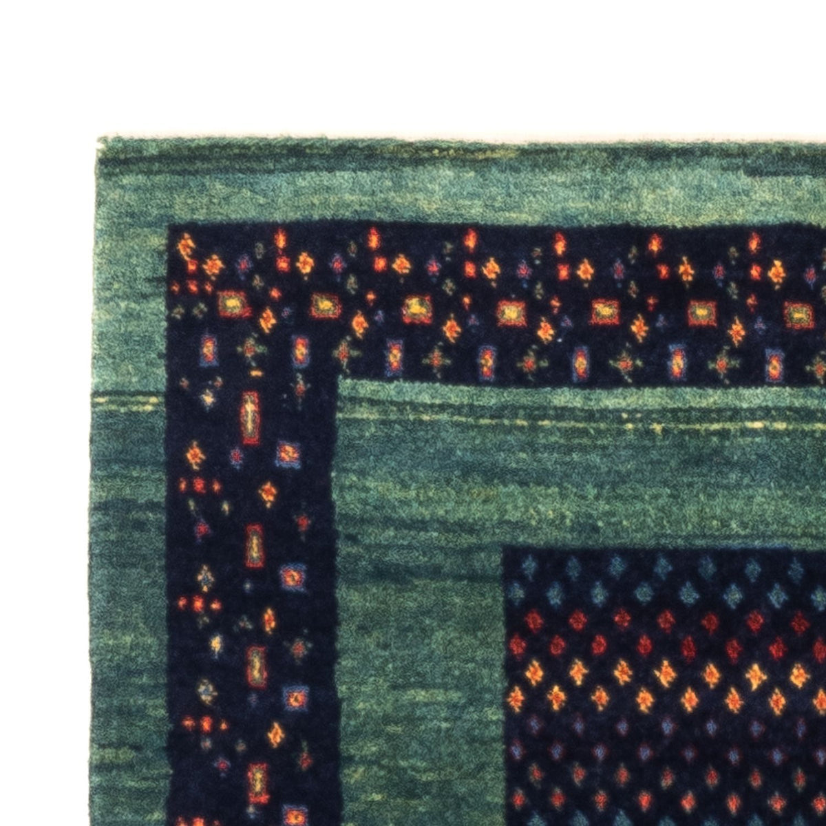 Gabbeh-matta - persisk - 127 x 82 cm - flerfärgad