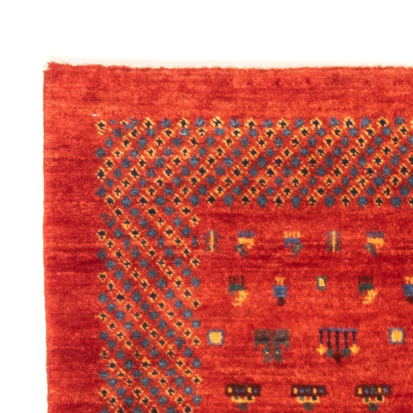 Gabbeh-matta - persisk - 130 x 79 cm - röd
