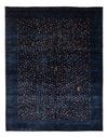 Persisk Gabbeh Mattan 152x201cm - Perserteppich Wollteppich - Rektangulär / Mörkblå / 152 x 201 cm Rektangulär