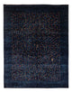 Gabbeh-matta - persisk - 201 x 152 cm - mörkblå