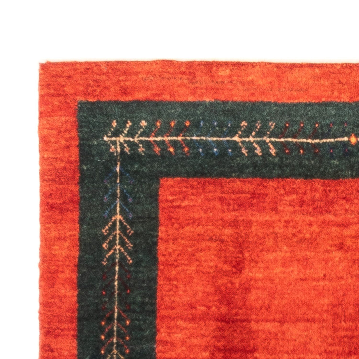 Gabbeh-matta - persisk - 129 x 83 cm - röd