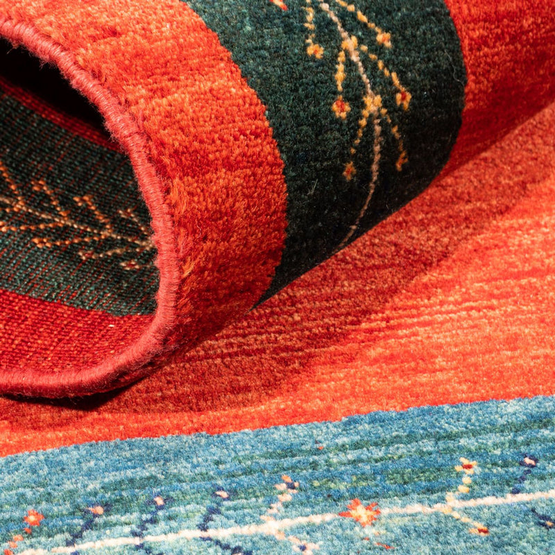 Gabbeh-matta - persisk - 129 x 83 cm - röd