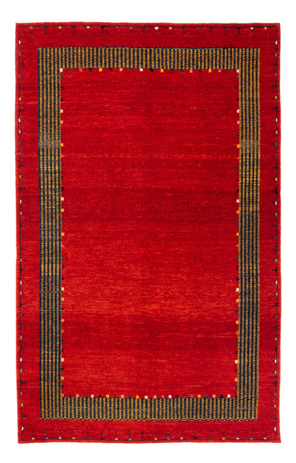 Gabbeh-matta - persisk - 185 x 122 cm - röd