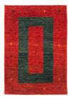 Persisk Gabbeh Mattan 78x122cm - Perserteppich Wollteppich - Rektangulär / Röd / 78 x 122 cm Rektangulär