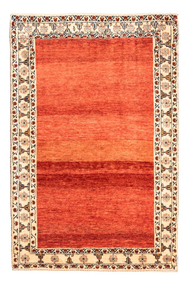 Gabbeh-matta - persisk - 148 x 108 cm - röd