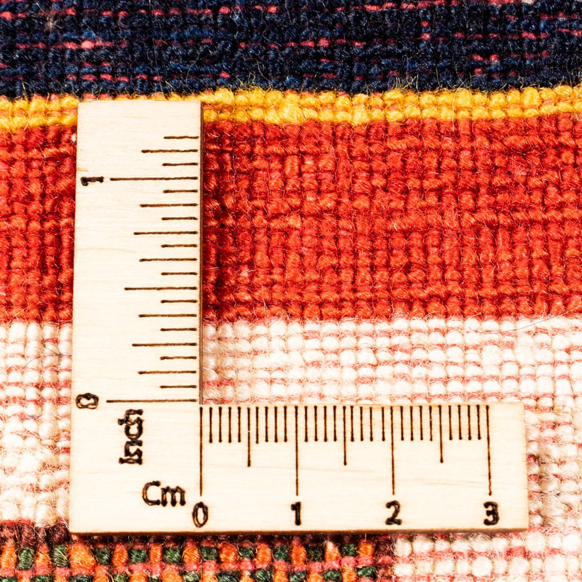 Gabbeh-matta - persisk - 204 x 133 cm - grädde