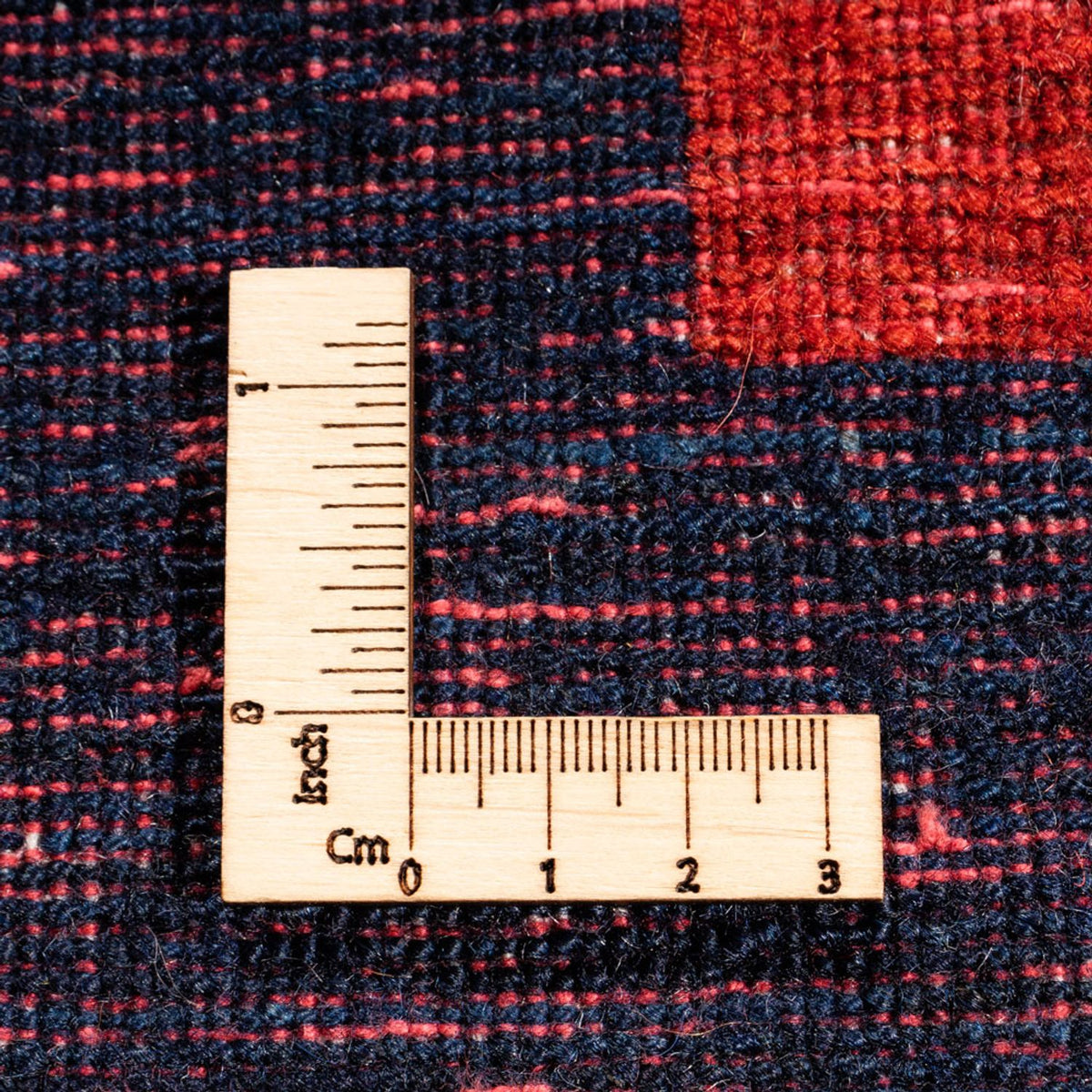 Gabbeh-matta - persisk - 200 x 146 cm - mörkblå