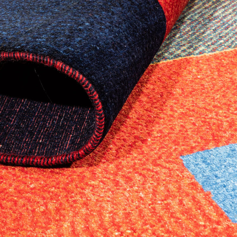 Gabbeh-matta - persisk - 255 x 178 cm - röd