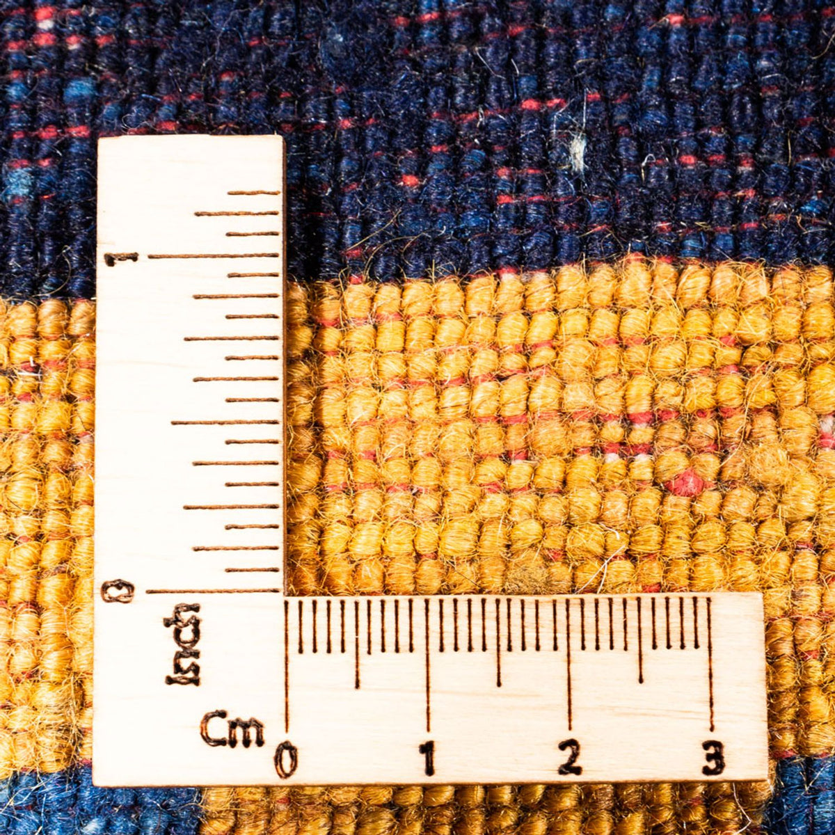 Runner Gabbeh-matta - persisk - 200 x 82 cm - mörkblå