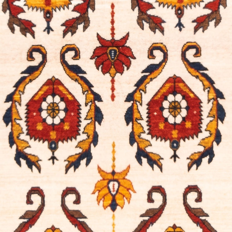 Gabbeh-matta - persisk - 126 x 86 cm - grädde