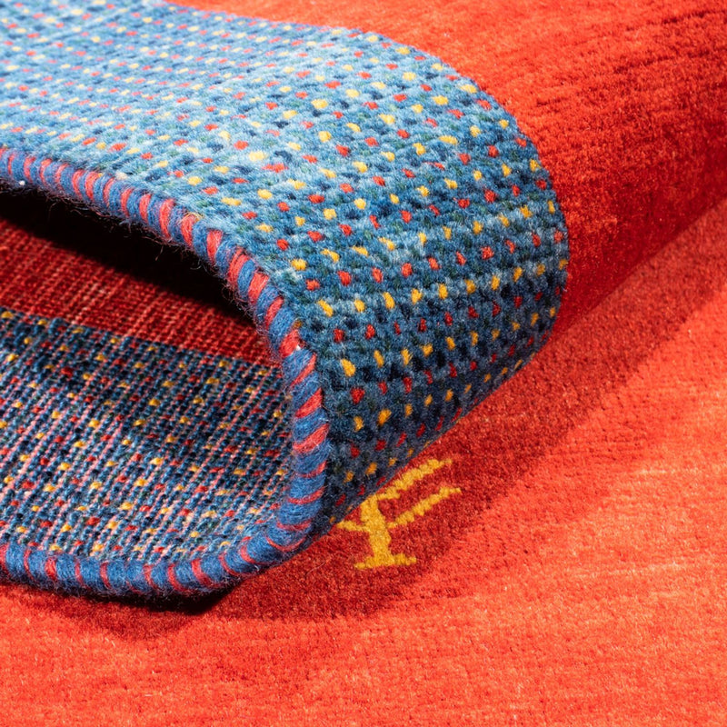 Gabbeh-matta - persisk - 148 x 100 cm - röd