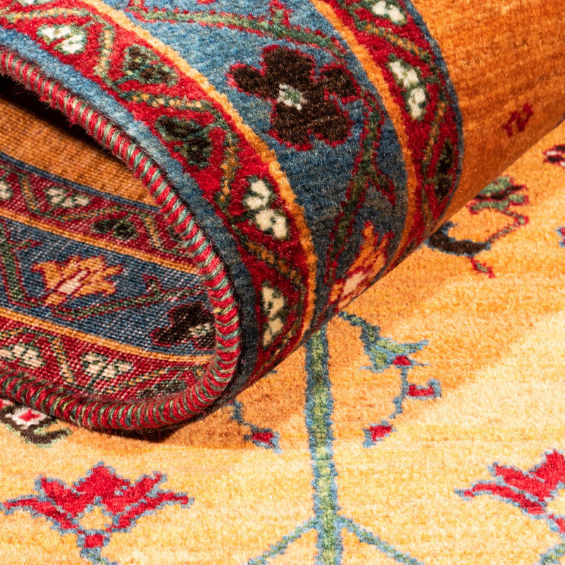 Gabbeh-matta - persisk - 155 x 100 cm - guld