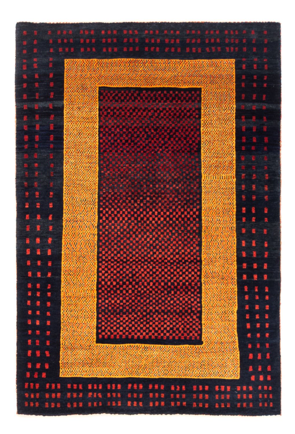 Gabbeh-matta - persisk - 163 x 106 cm - flerfärgad