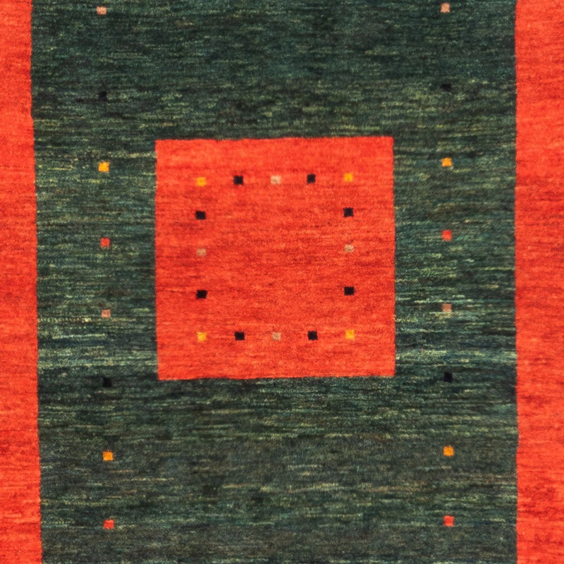 Gabbeh-matta - persisk - 165 x 103 cm - grön