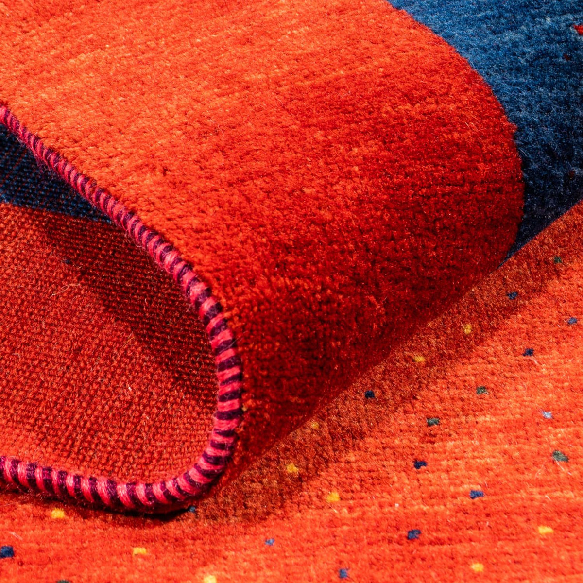 Gabbeh-matta - persisk - 158 x 103 cm - röd