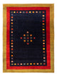 Gabbeh-matta - persisk - 216 x 158 cm - mörkblå