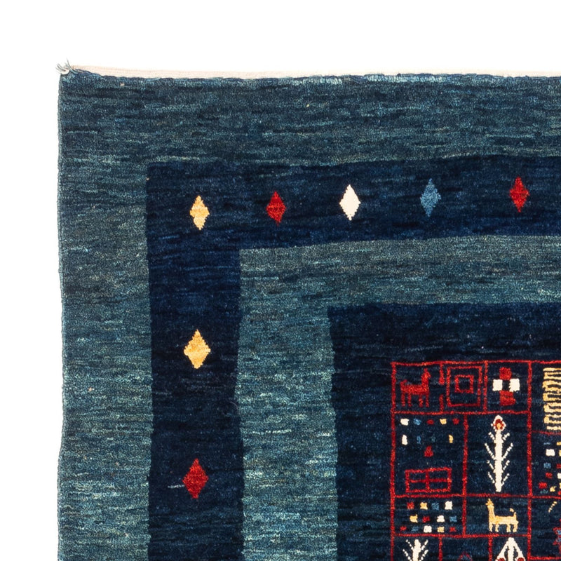 Gabbeh-matta - persisk - 173 x 124 cm - blå