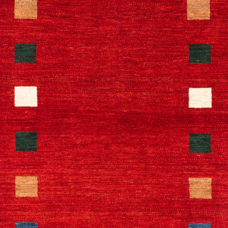 Gabbeh-matta - persisk - 172 x 126 cm - röd