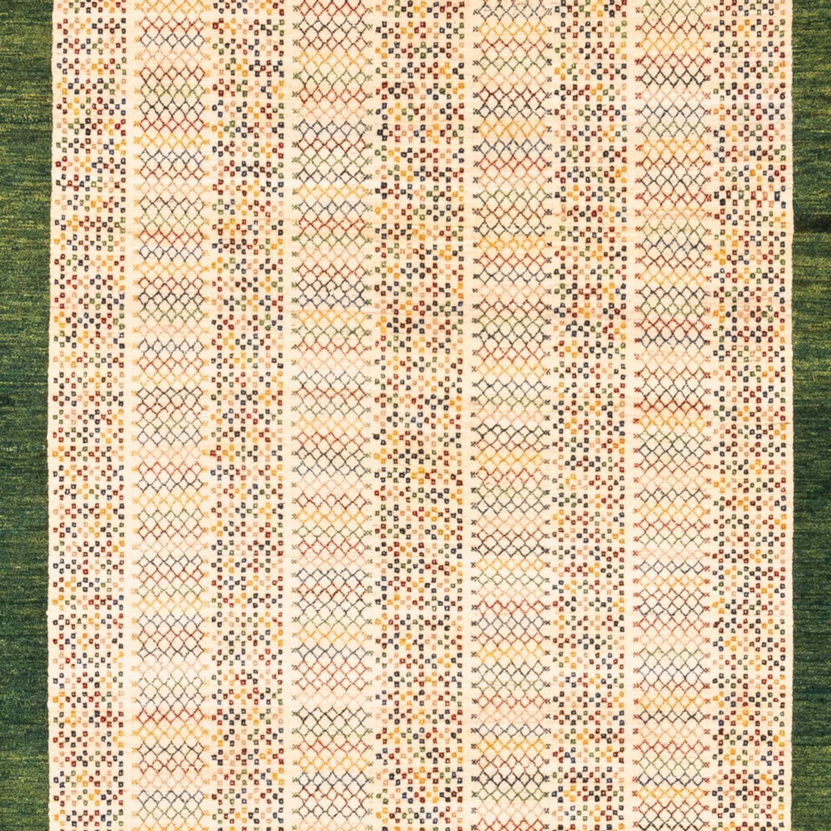 Gabbeh-matta - persisk - 262 x 178 cm - grädde