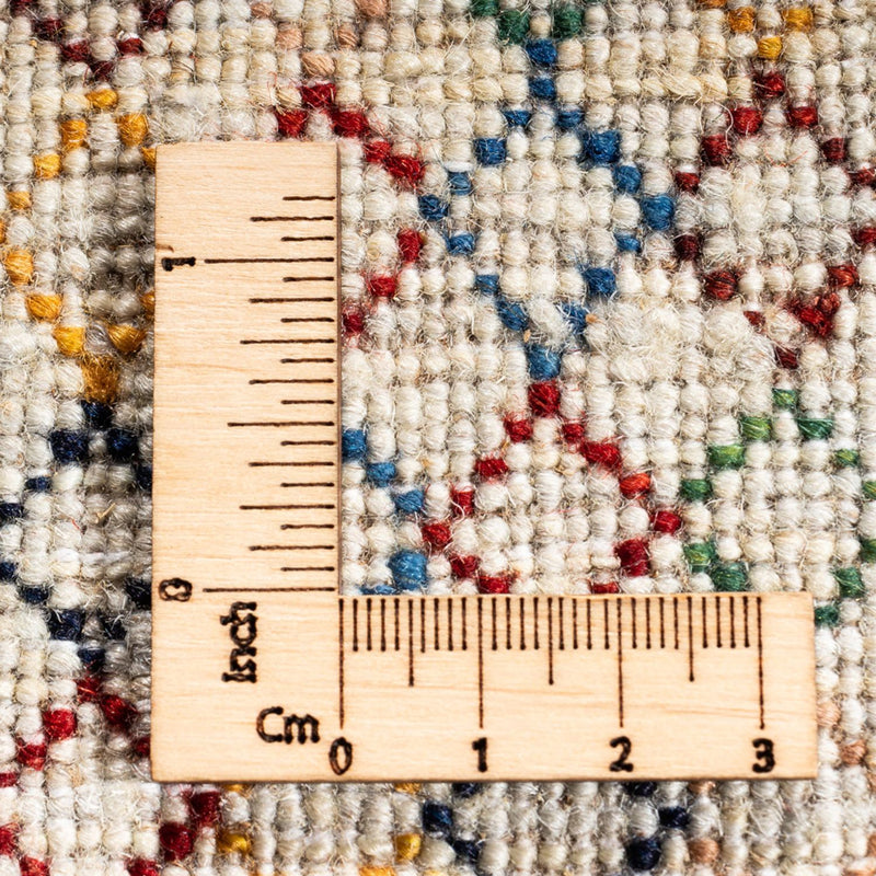 Gabbeh-matta - persisk - 262 x 178 cm - grädde