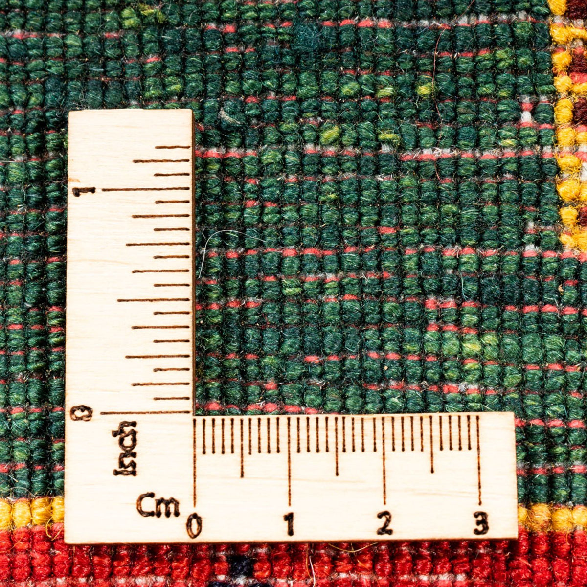 Gabbeh-matta - persisk - 195 x 150 cm - grön