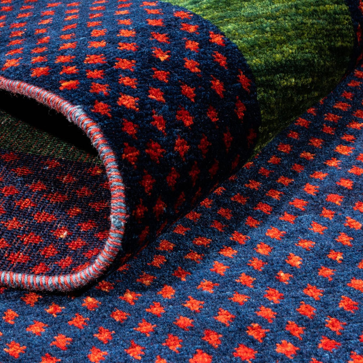 Gabbeh-matta - persisk - 196 x 124 cm - lila