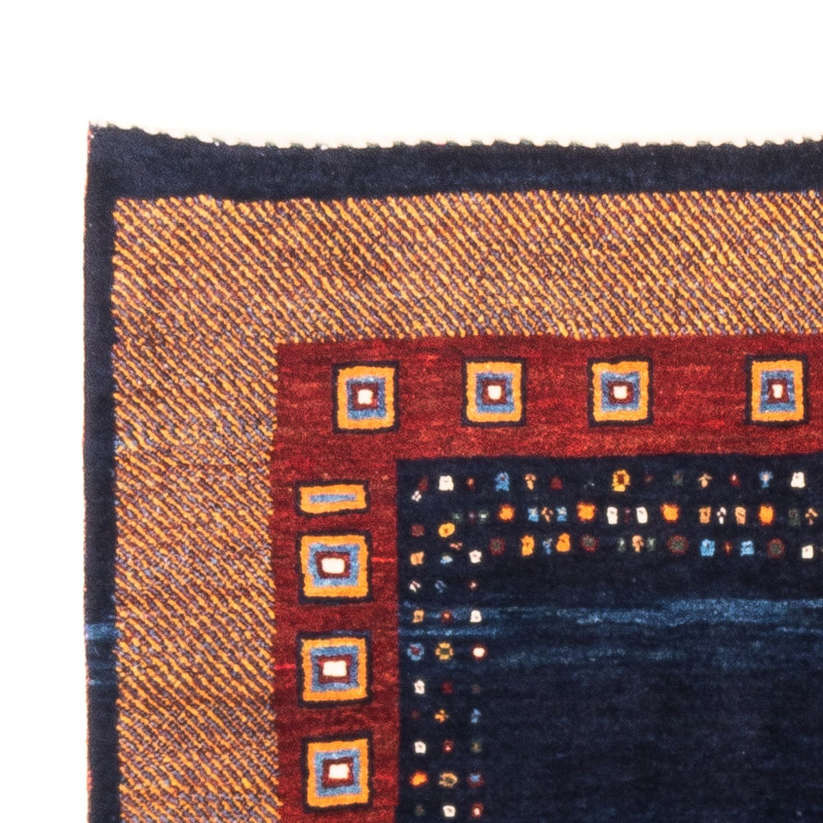 Gabbeh-matta - persisk - 150 x 100 cm - blå