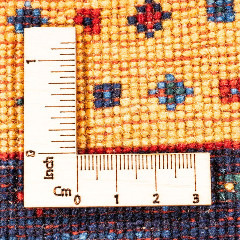 Gabbeh-matta - persisk - 129 x 80 cm - guld