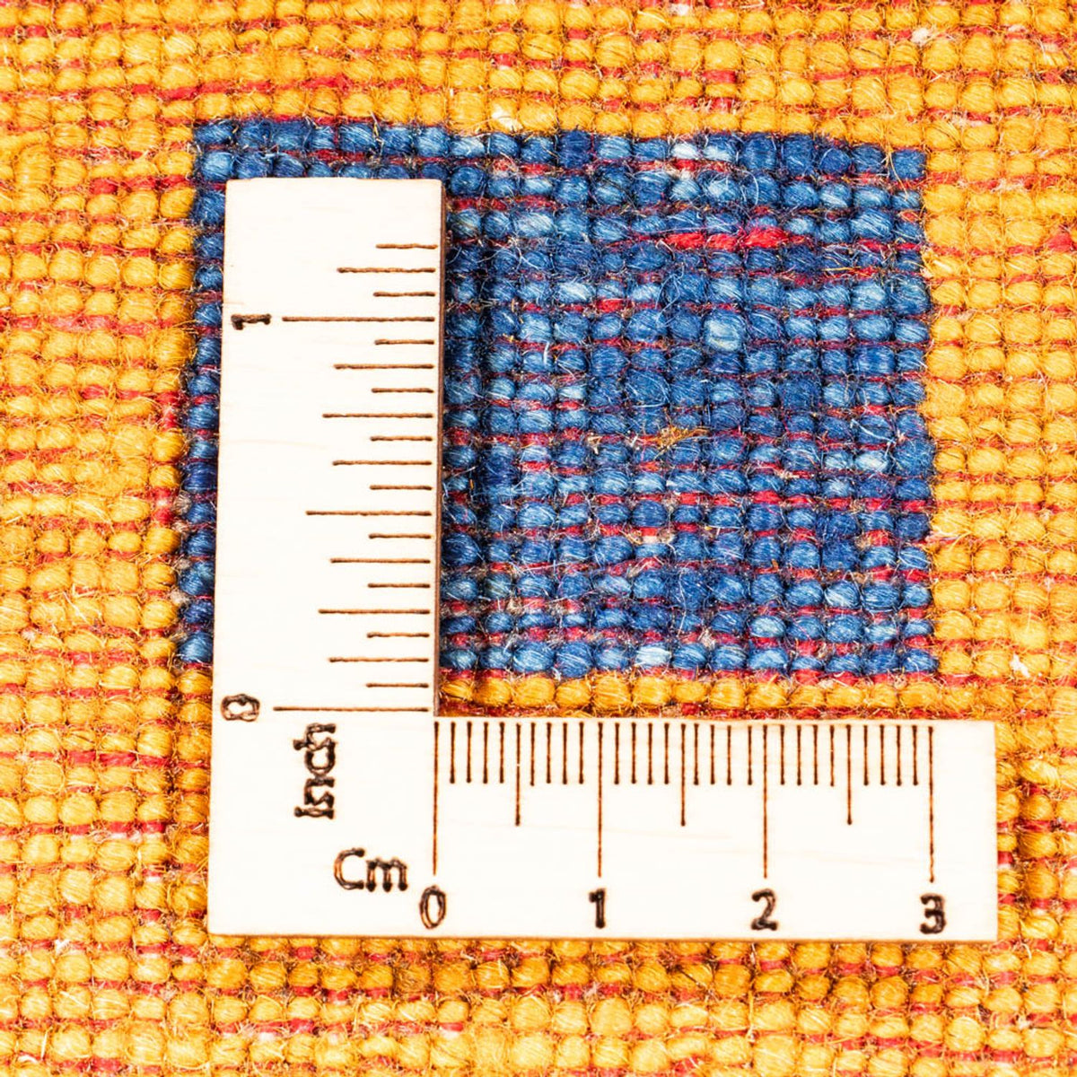 Gabbeh-matta - persisk - 137 x 102 cm - ljusblå