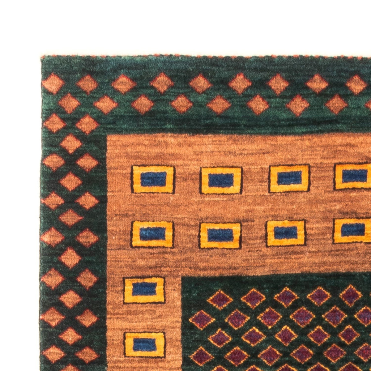 Persisk Gabbeh Mattan 100x146cm - Perserteppich Wollteppich