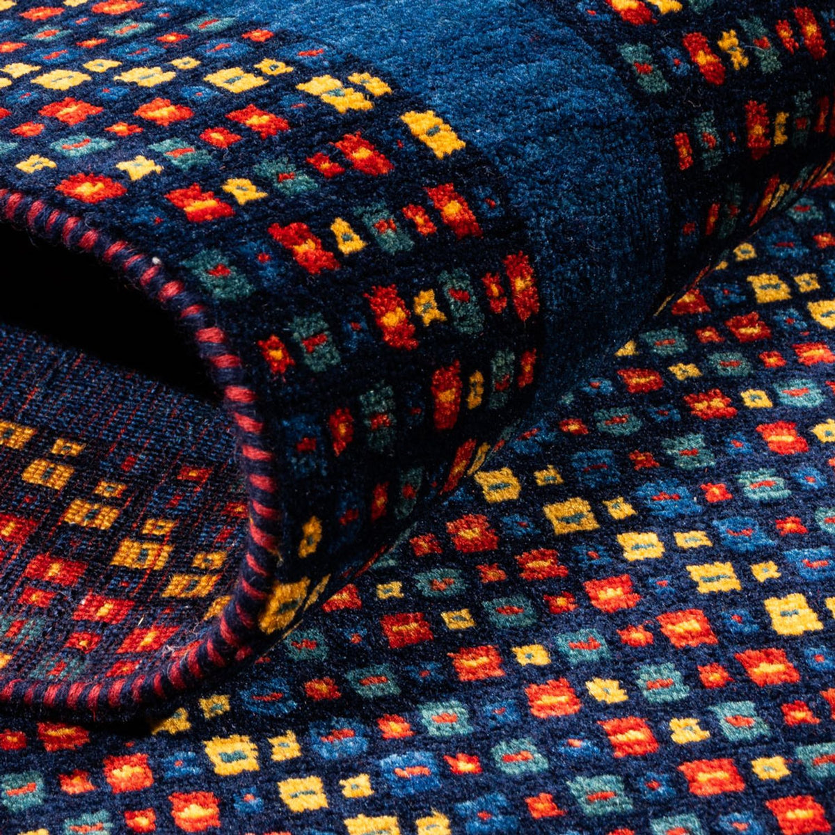 Gabbeh-matta - persisk - 170 x 112 cm - flerfärgad