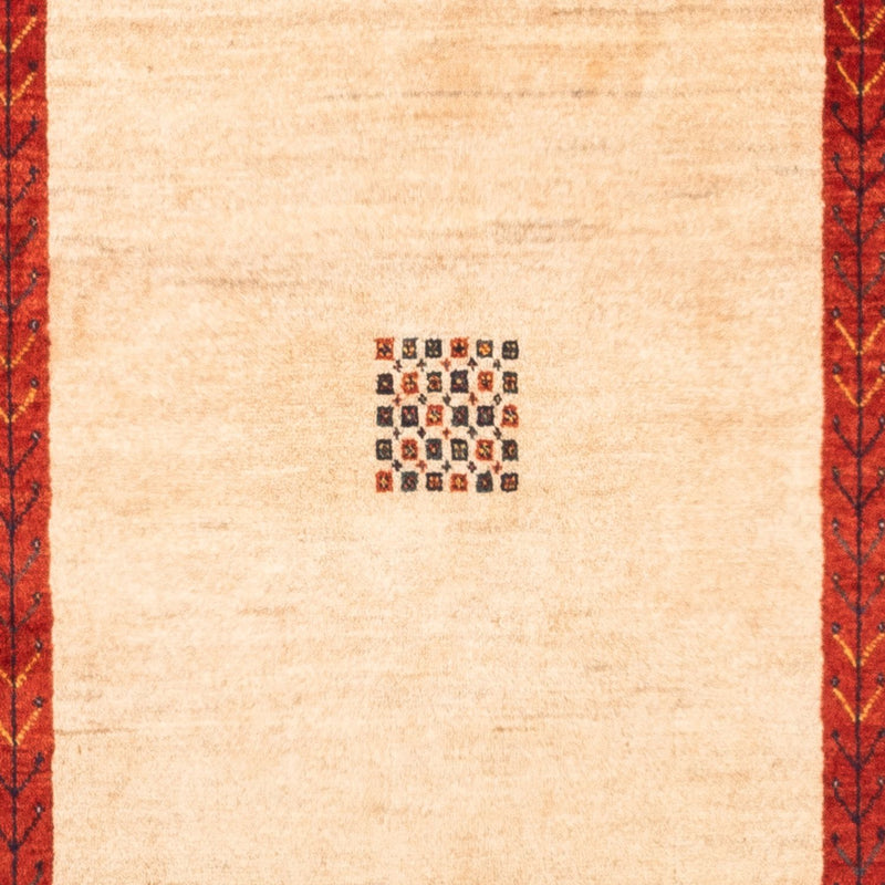 Gabbeh-matta - persisk - 159 x 85 cm - grädde