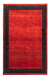 Persisk Gabbeh Mattan 102x154cm - Perserteppich Wollteppich - Rektangulär / Röd / 102 x 154 cm Rektangulär