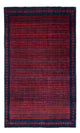 Gabbeh-matta - persisk - 195 x 120 cm - rött vin