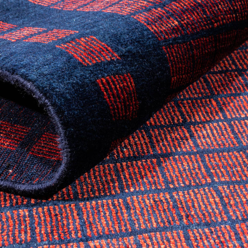 Gabbeh-matta - persisk - 195 x 120 cm - rött vin