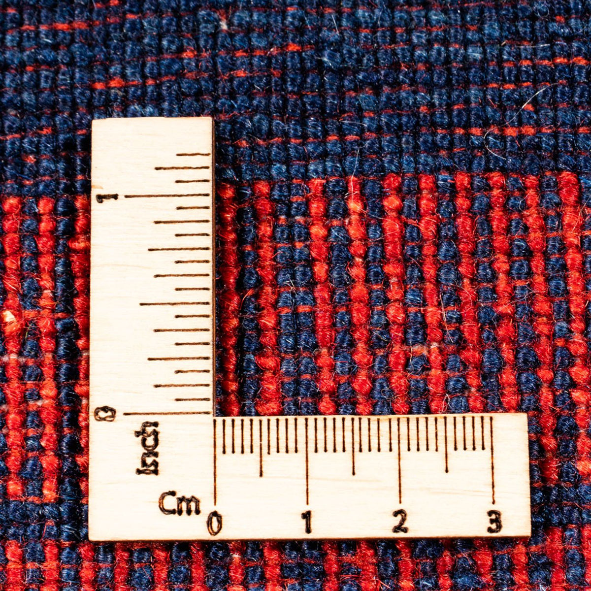 Gabbeh-matta - persisk - 195 x 120 cm - rött vin