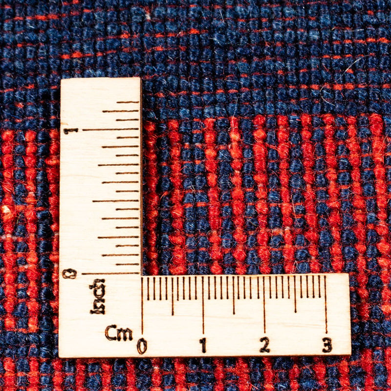 Gabbeh-matta - persisk - 195 x 120 cm - rött vin