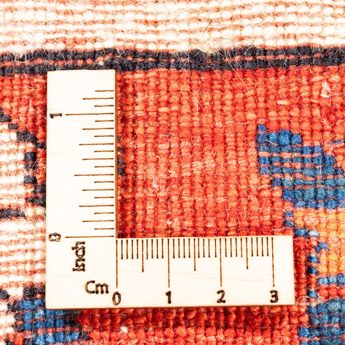 Gabbeh-matta - persisk - 150 x 105 cm - guld