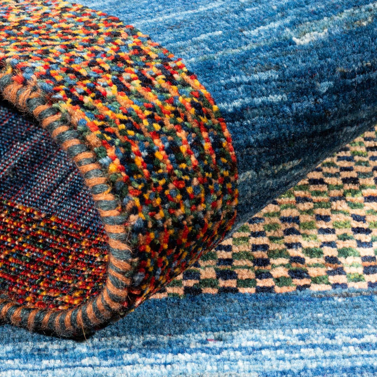 Gabbeh-matta - persisk - 156 x 105 cm - flerfärgad