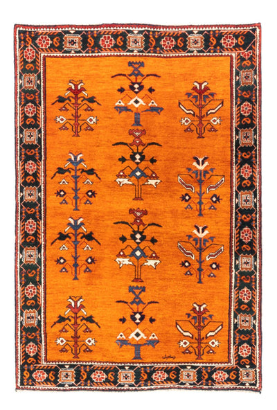 Persisk Gabbeh Mattan 106x150cm - Perserteppich Wollteppich
