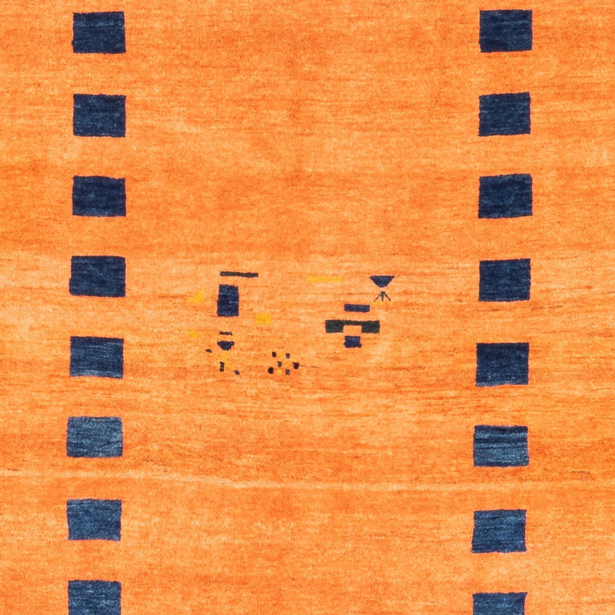 Gabbeh-matta - persisk - 200 x 150 cm - guld