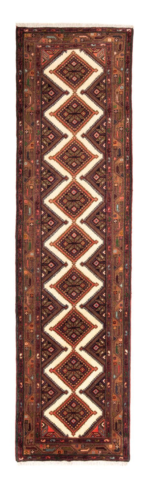 Runner Persisk matta - Nomadic - 307 x 82 cm - grädde