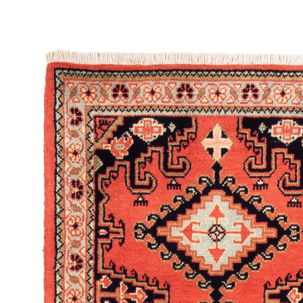 Runner Kelim Carpet - orientalisk matta - 310 x 75 cm - röd