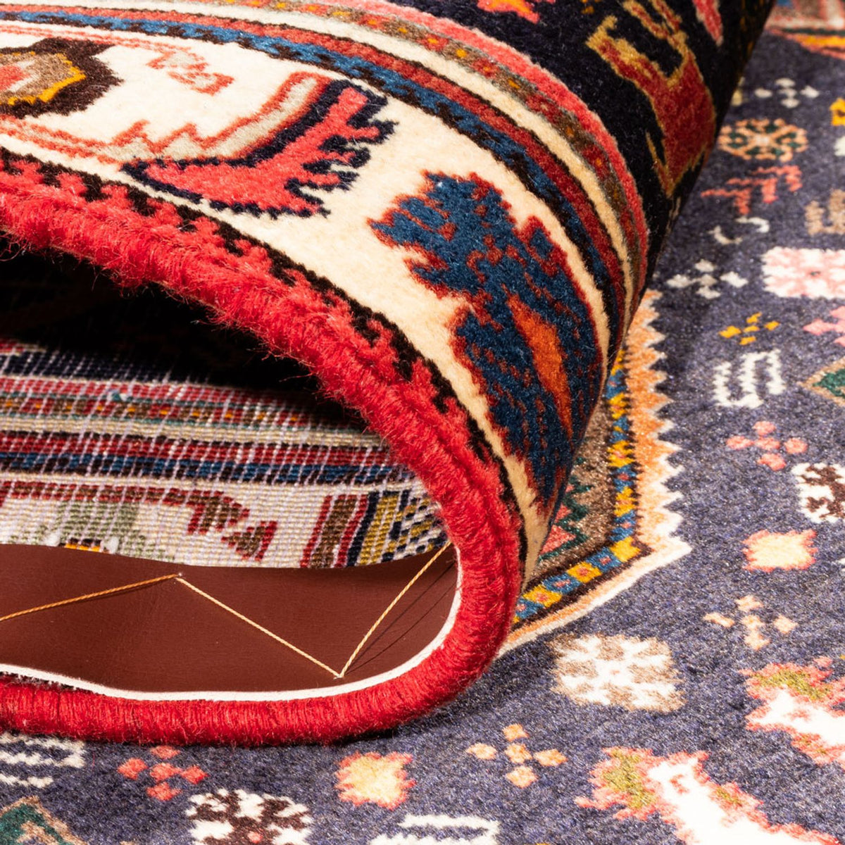 Runner Persisk matta - Nomadic - 290 x 80 cm - mörkblå