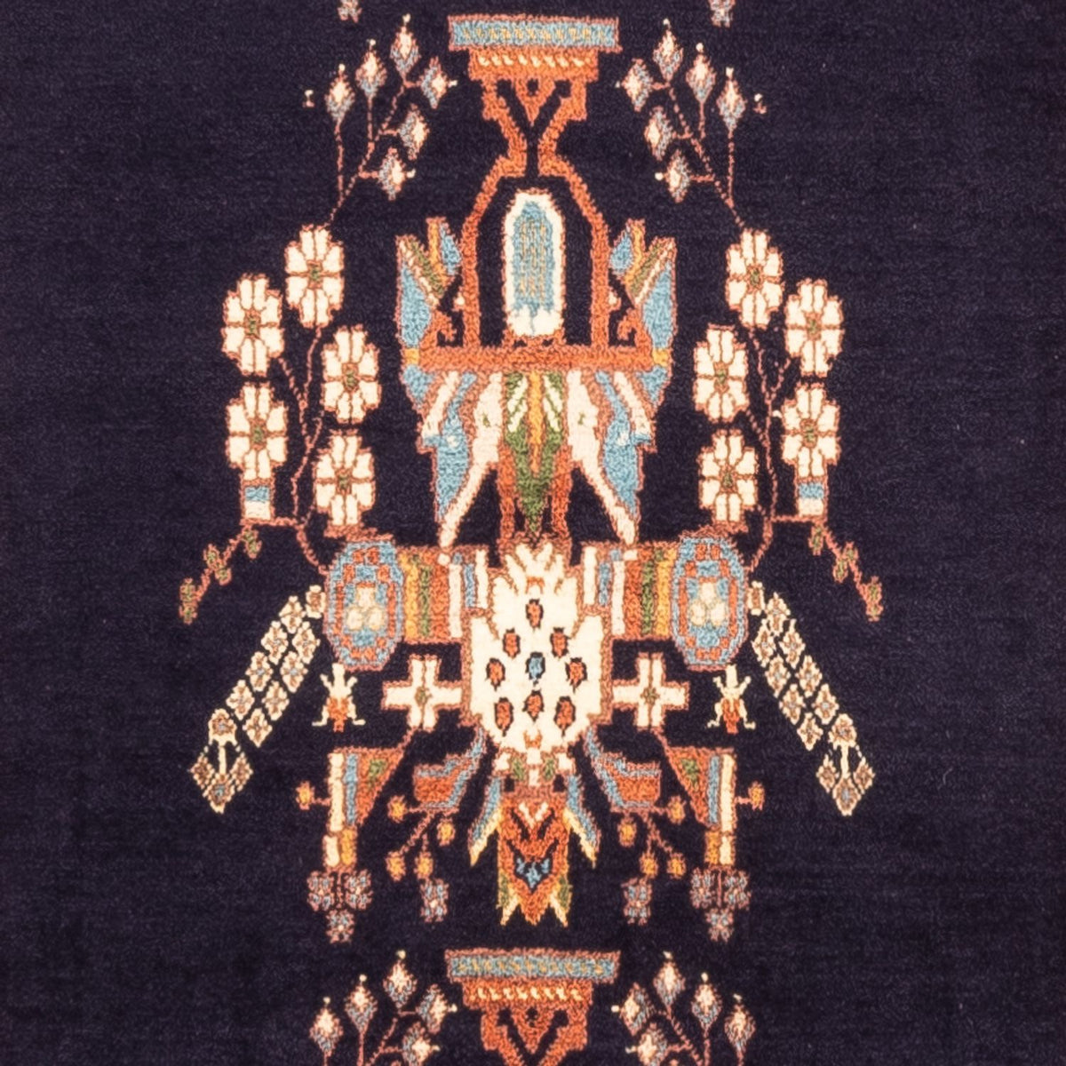 Runner Persisk matta - Nomadic - 267 x 77 cm - mörkblå