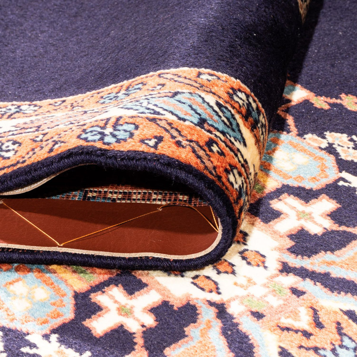 Runner Persisk matta - Nomadic - 267 x 77 cm - mörkblå