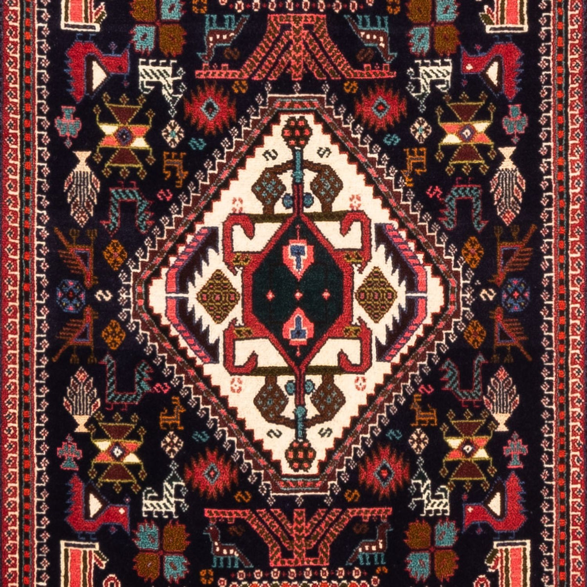 Runner Persisk matta - Nomadic - 250 x 78 cm - mörkblå