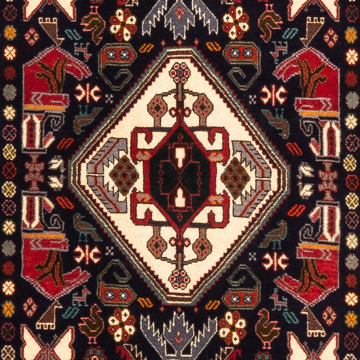 Runner Persisk matta - Nomadic - 262 x 83 cm - mörkblå