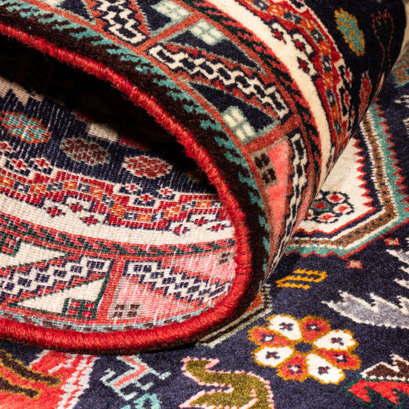 Runner Persisk matta - Nomadic - 262 x 83 cm - mörkblå